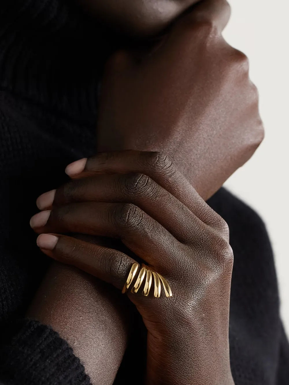 Bague Sillage — Doré 18K