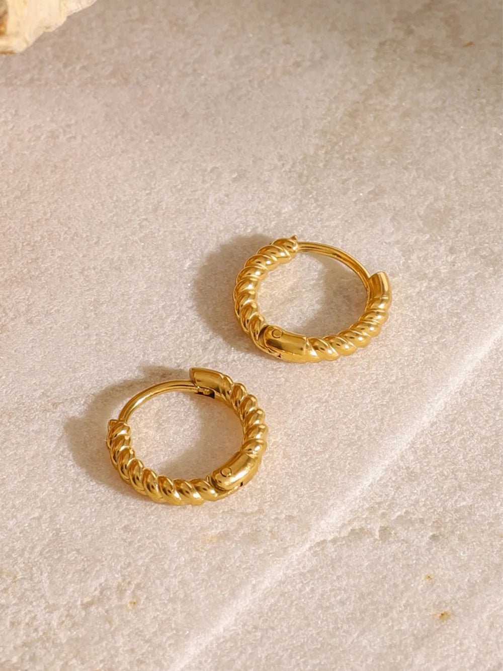 Créoles Aura — Doré 18K