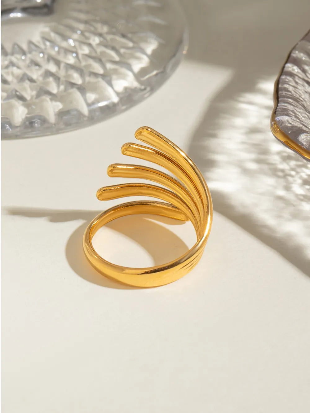 Bague Sillage — Doré 18K