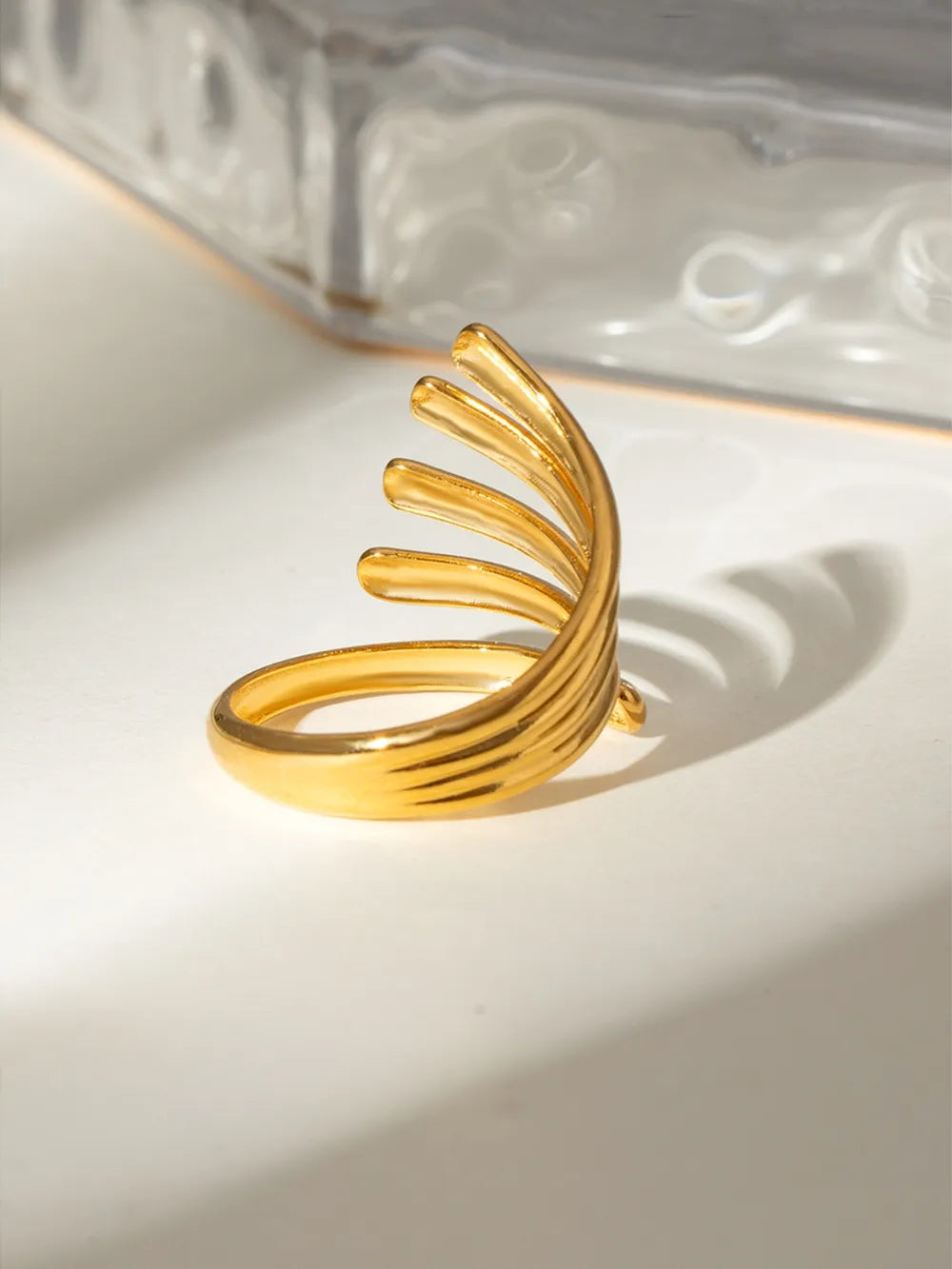 Bague Sillage — Doré 18K