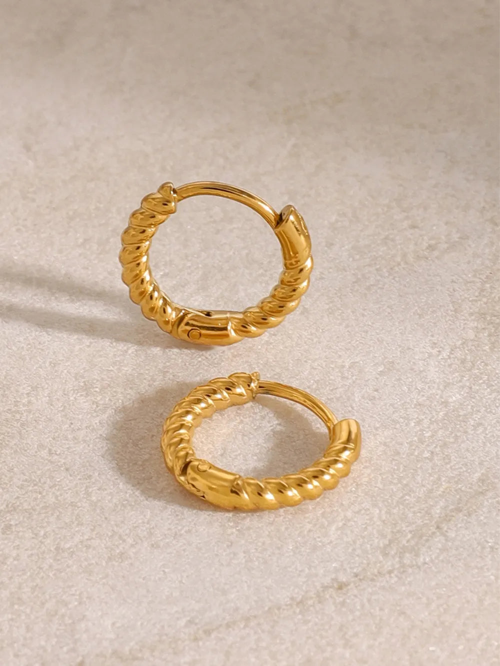 Créoles Aura — Doré 18K