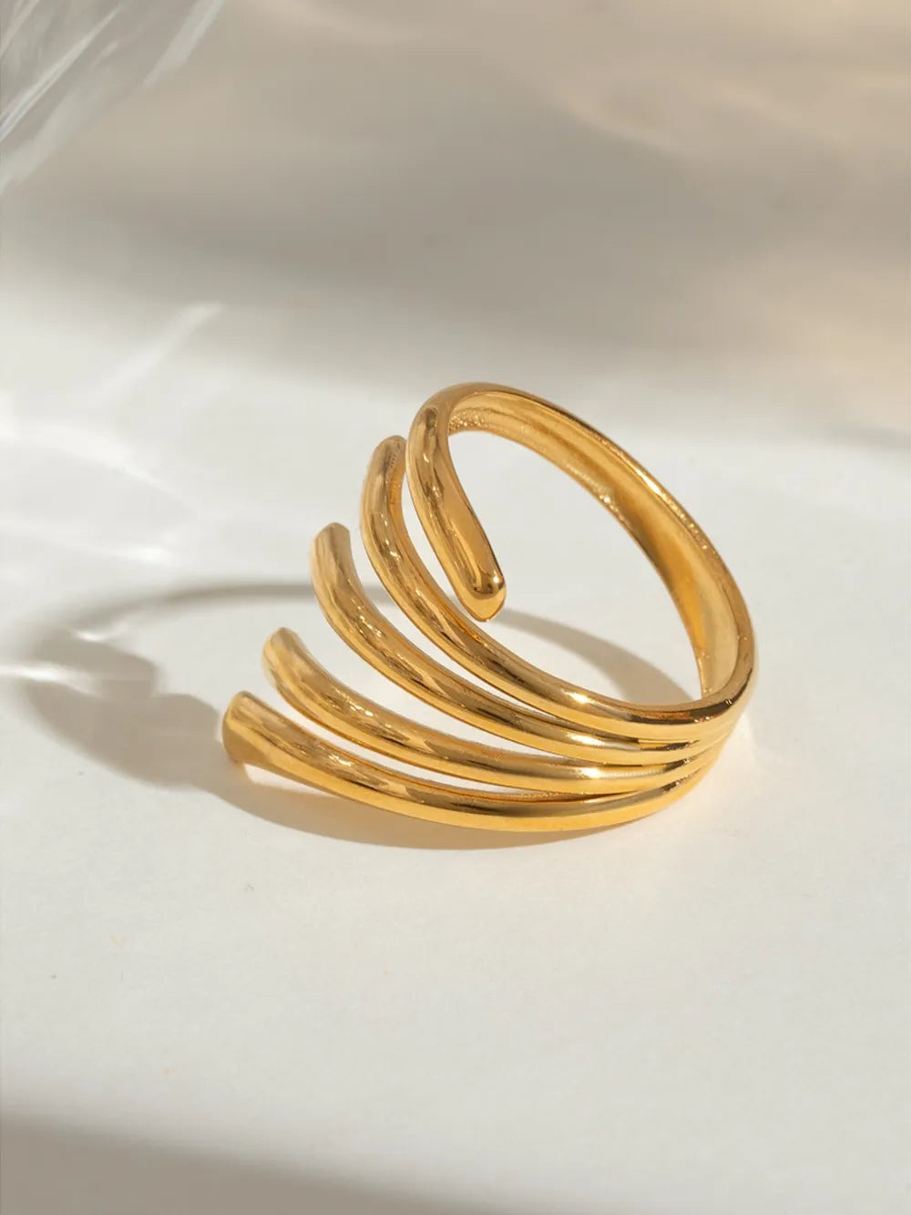 Bague Sillage — Doré 18K