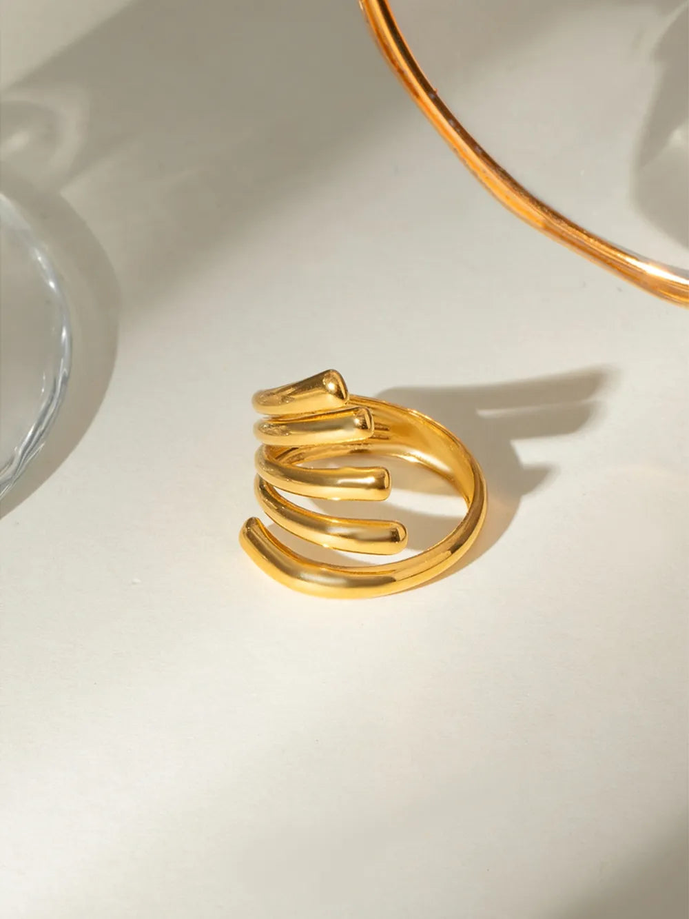 Bague Sillage — Doré 18K